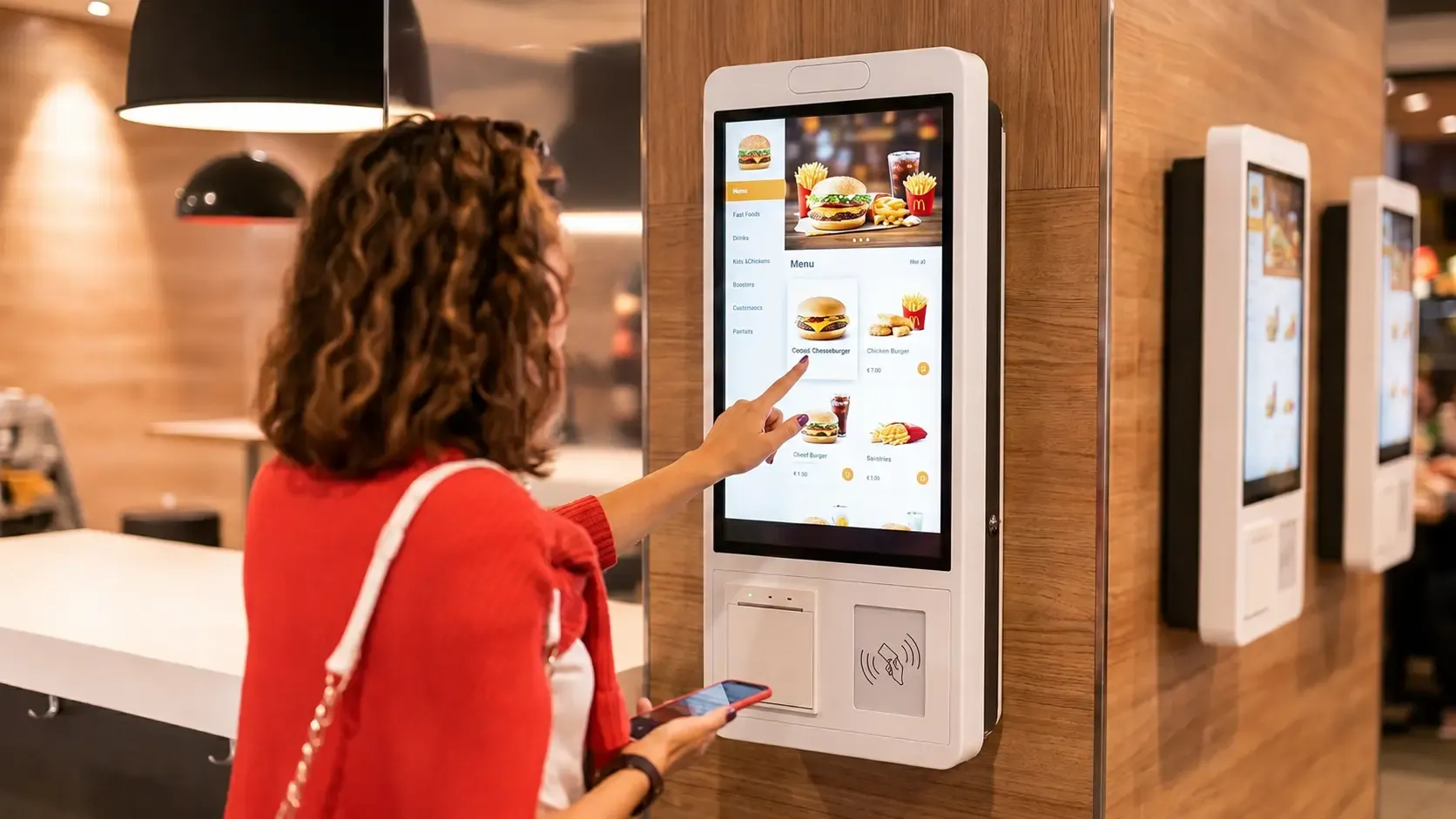 AUROK IDT 2 21.5 inch Android wall-hanging touch terminal promotional view